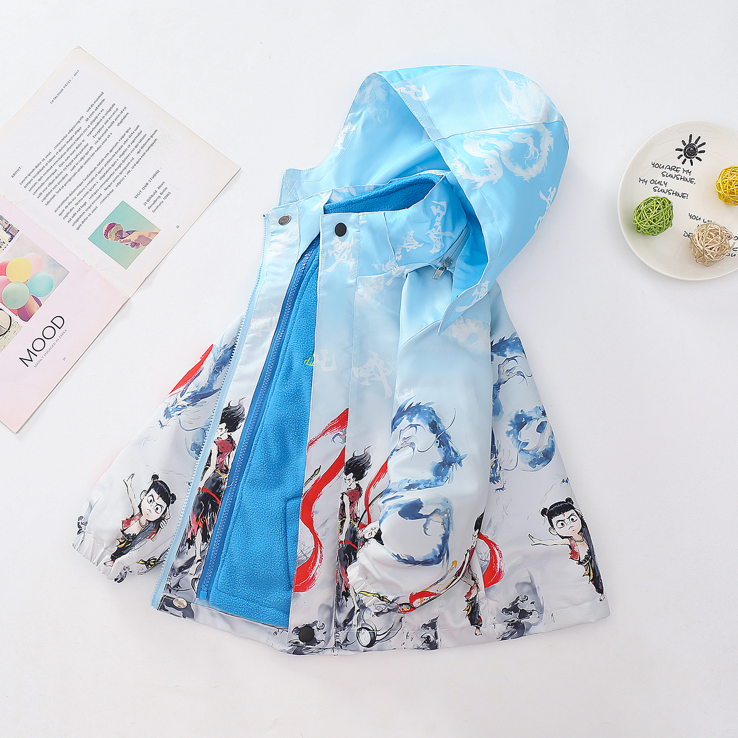 中大童可拆卸三合一儿童冲锋衣