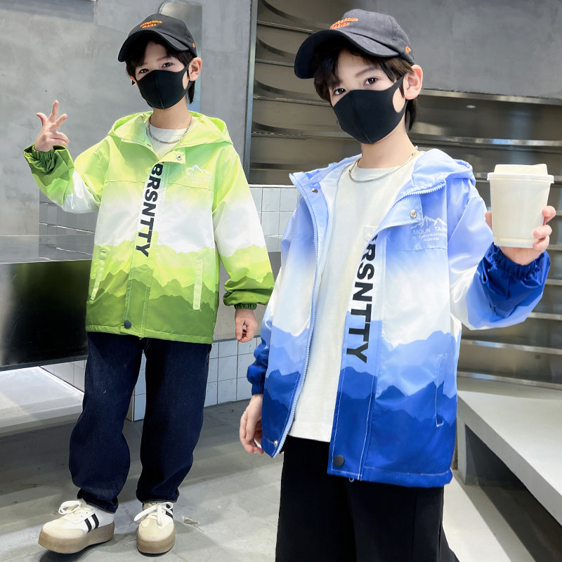 男童外套春秋款2026新款童装衣服上衣大童春装儿童冲锋衣韩版3-16