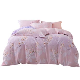 安睡宝全棉舒适亲肤100床上用品被套枕套居家套件床单被罩纯棉