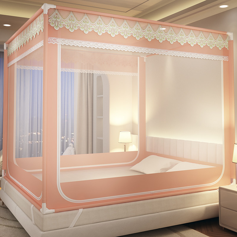 2026年新款蚊帐家用高级蒙古包卧室免安装儿童婴儿防摔床围栏全底