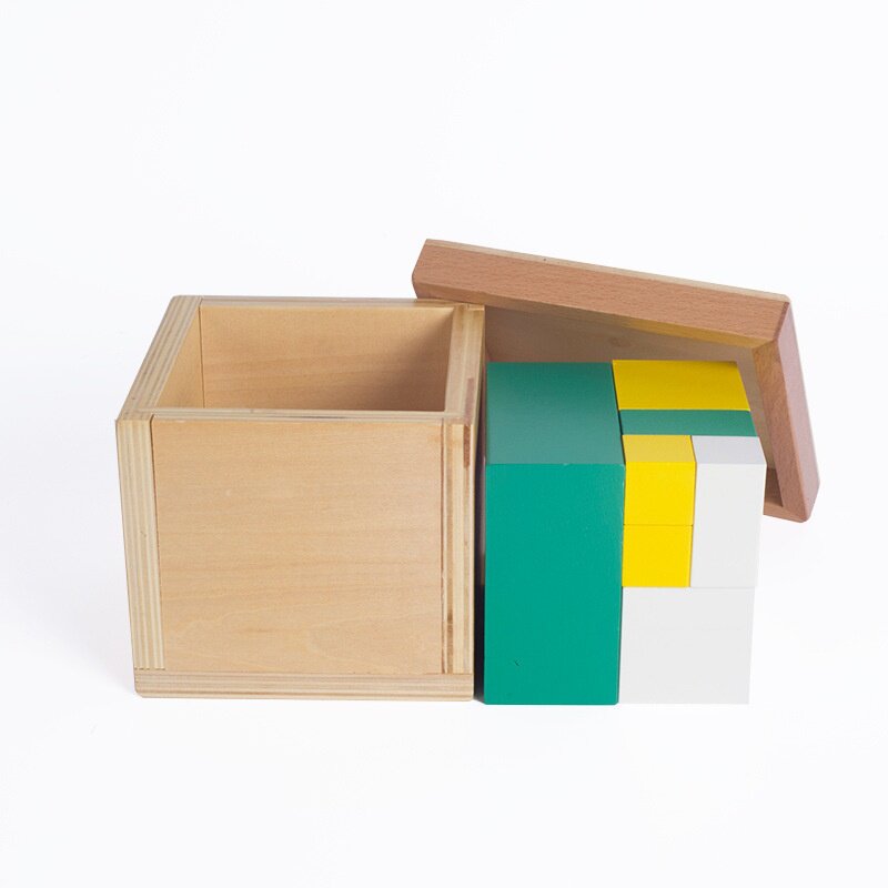 蒙氏教具木制二倍数立方体儿童益智早教数学玩具3-6岁幼儿礼物