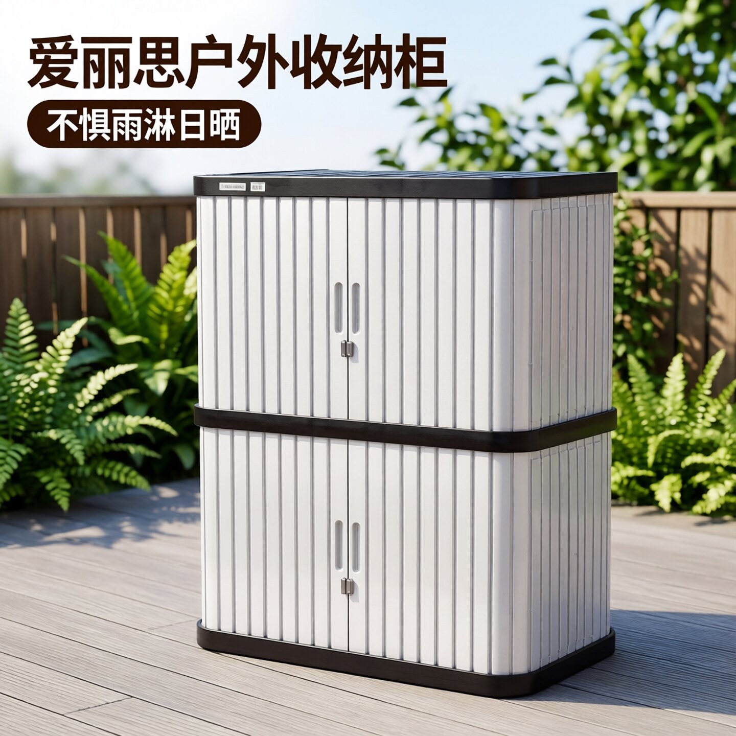 爱丽思户外防晒防水收纳柜工具柜