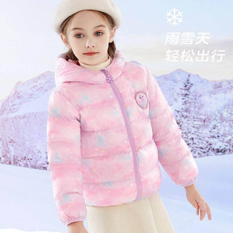 小女孩羽绒上衣,舒适保暖百搭