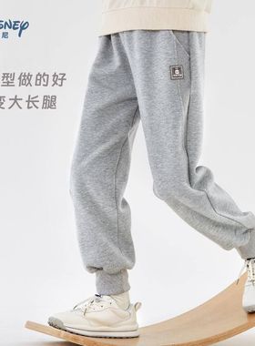 儿童女裤春秋冬外裤女童加绒裤子小学生女孩单层运动裤卫裤中童裤