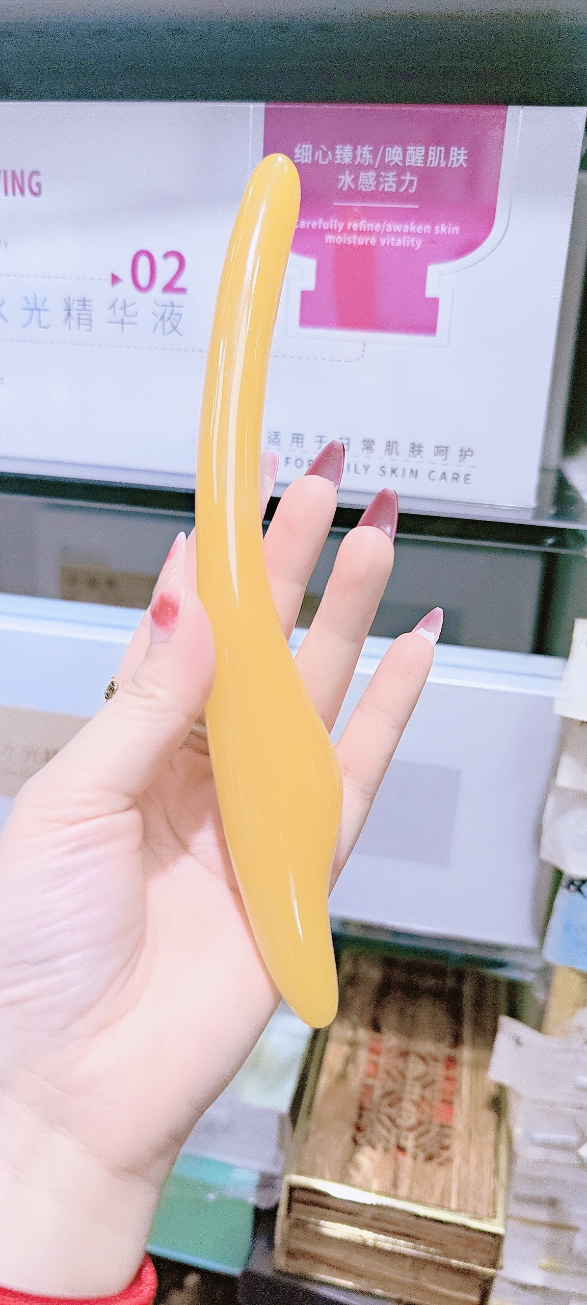 树脂面雕棒擀筋面部按摩t棒脸部拨筋棒美容院全身通用按摩点穴位