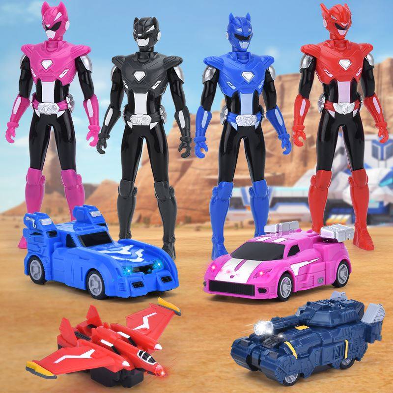 新迷你特工队x超级恐龙力量x迷你特工队新金刚提拉卡变形机器人玩