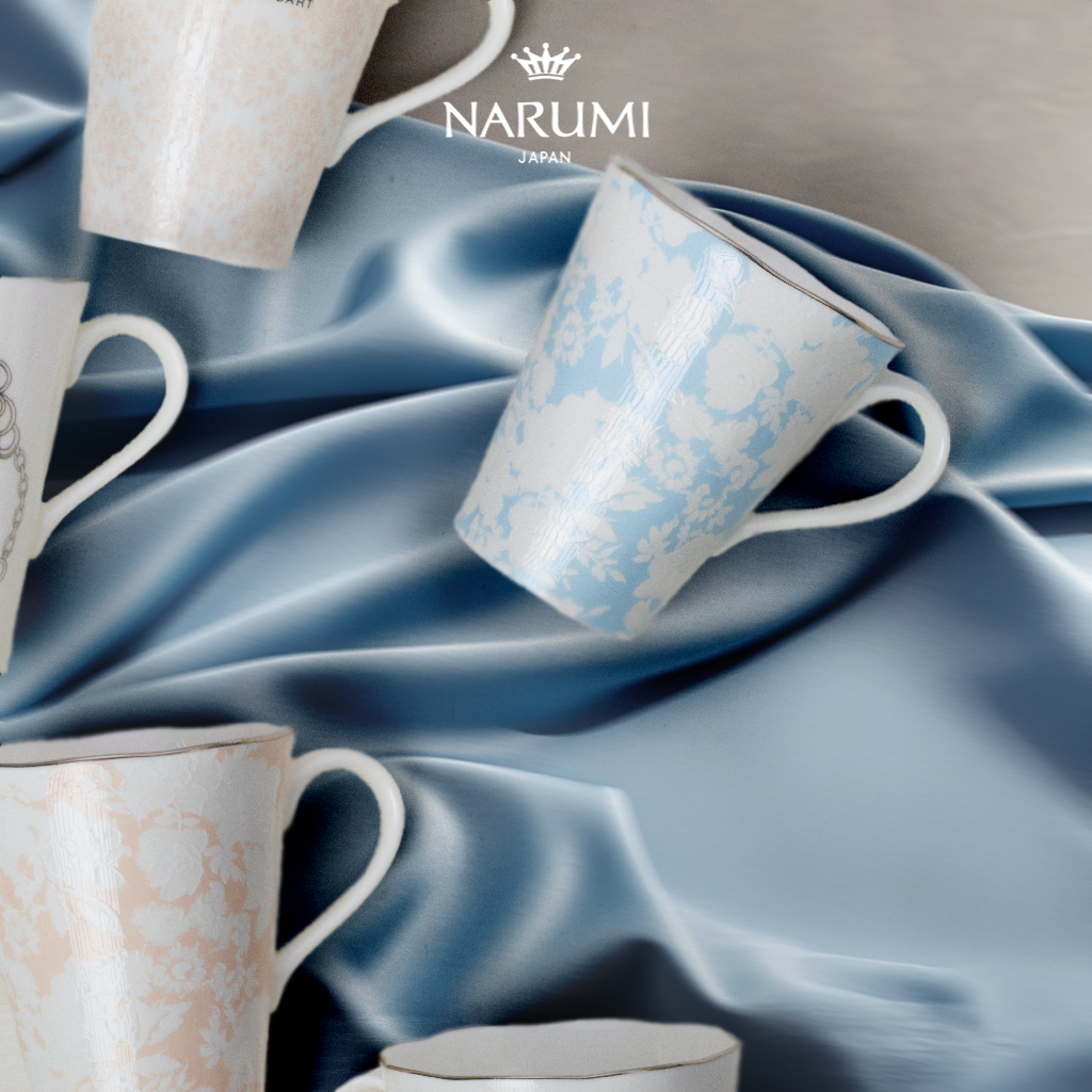 NARUMI/鸣海马克杯骨瓷日式