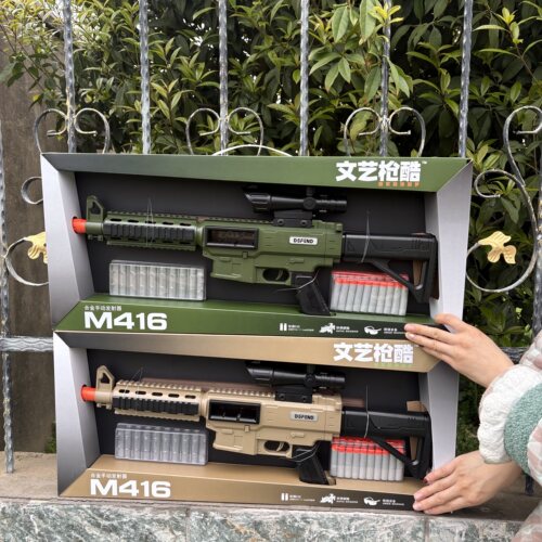 2026新品三角洲M416软弹枪突击步枪合金手动发射器玩具枪男孩礼物
