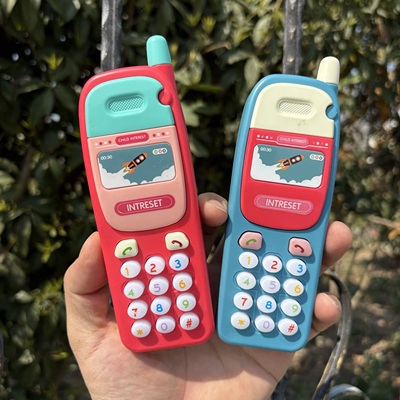 复古大哥大老年机智能音乐手机益智早教机打电话儿童玩具12个月9