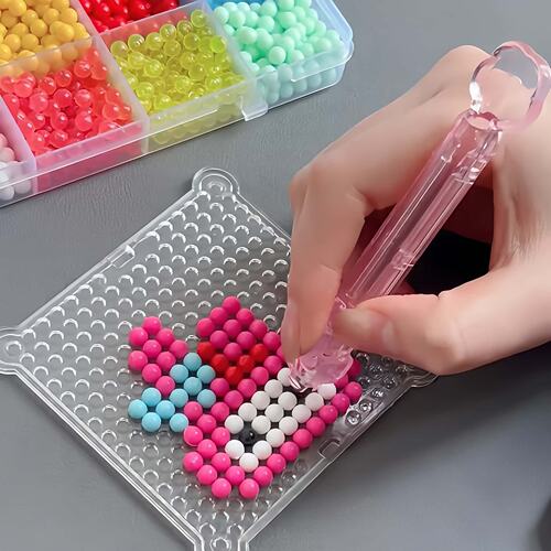拼豆平替版|水雾魔珠点珠笔手工diy水粘珠工具拼板喷雾瓶拼豆板