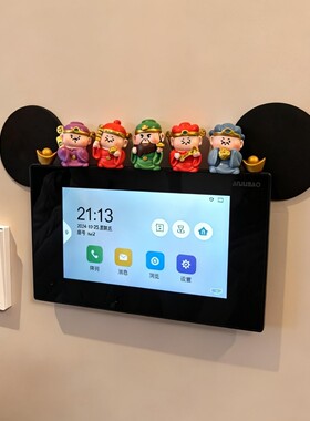 五路财神可视门铃摆件2026新款