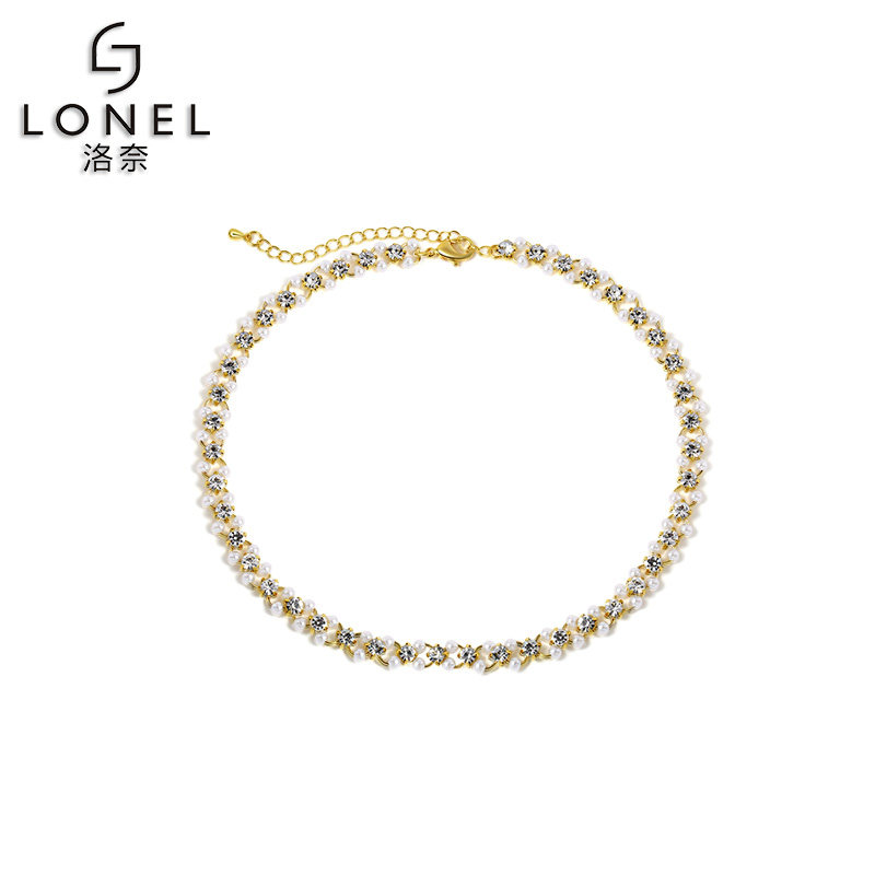 毛衣链女春夏饰品锁骨链小众设计高级感仿珍珠颈链2022新款脖颈链