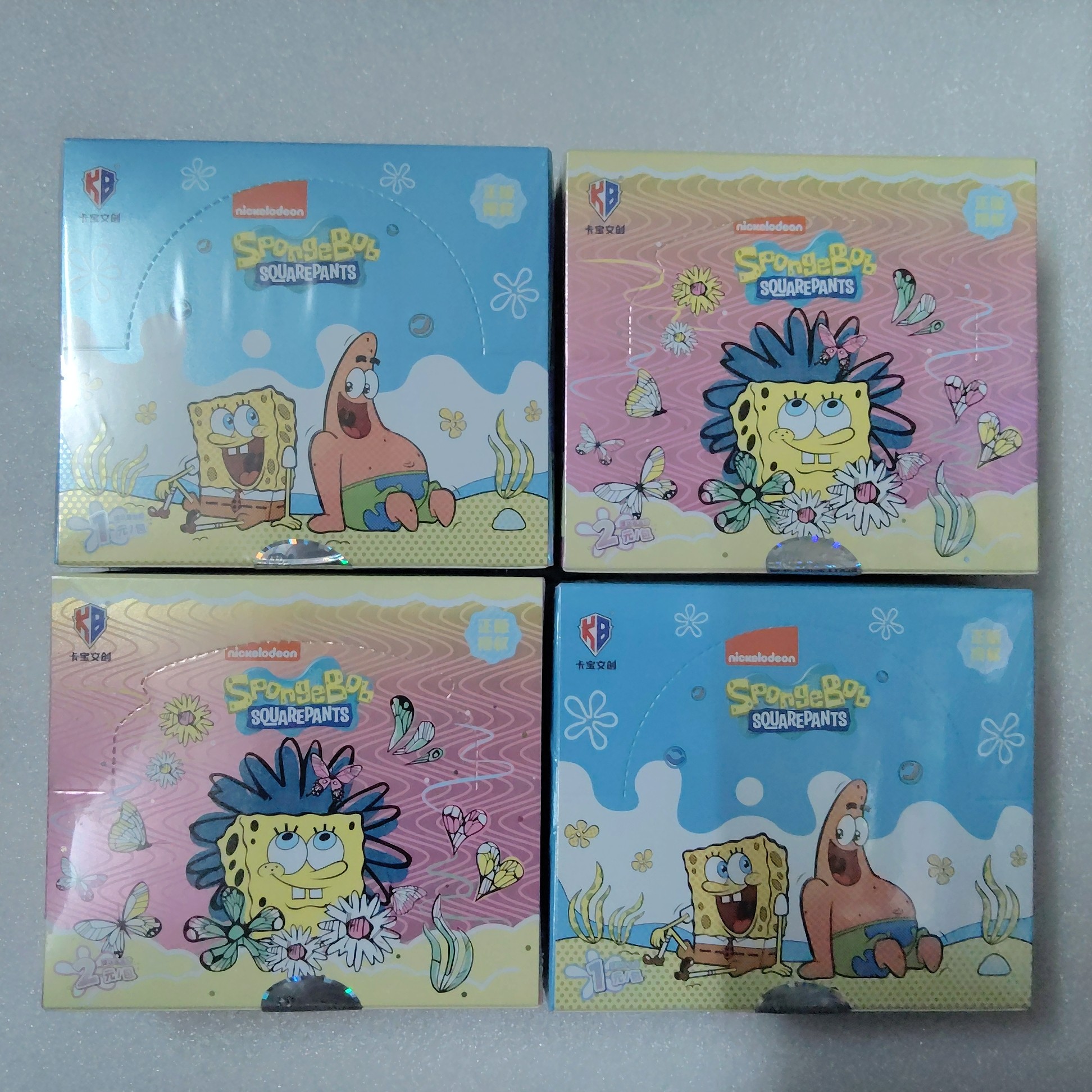 卡宝文创海绵宝宝神秘盒子拍立得卡片经典豪华动漫周边盲盒收藏卡
