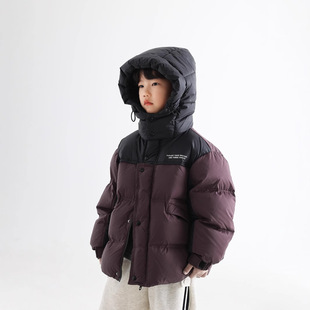 儿童羽绒服冬季加厚保暖外套男童冬款滑雪服2025新款韩版连帽三防