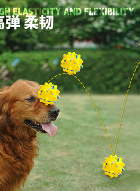 新款宠物玩具球ETPU爆米花玩具耐咬狗狗磨牙洁齿高弹狗狗玩具球