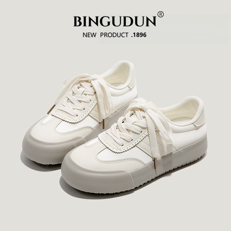 厚底德训鞋女2025新款春夏休闲帆布鞋子轻便软底百搭女生小白板鞋,女鞋,德训鞋,淘宝优惠券,粉丝福利购,淘宝优惠卷