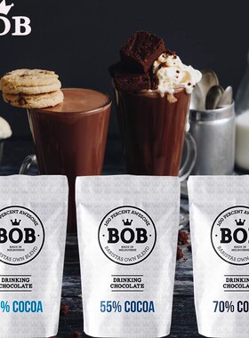 澳洲BOB巧克力粉40%可可粉冲饮热巧克力饮品咖啡拿铁1kg包邮