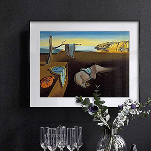 达利 永恒的时间超现实主义卧室床头小众艺术挂画世界名画装饰画