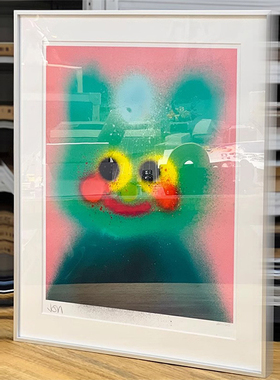 Jon Burgerman可爱卡通创意个性挂画艺术高级版画涂鸦客厅装饰画