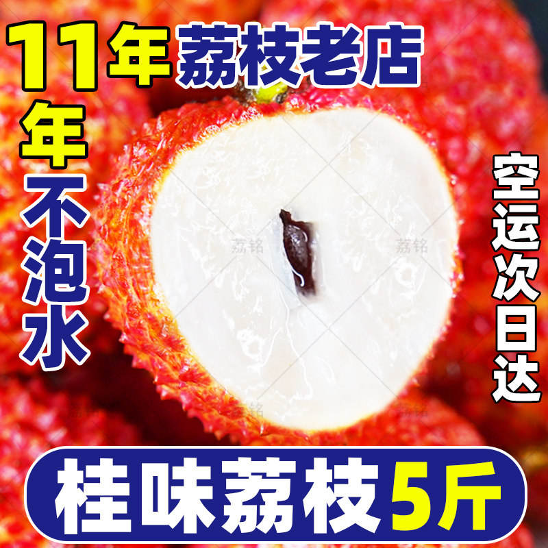 【顺丰】广东桂味荔枝5斤装