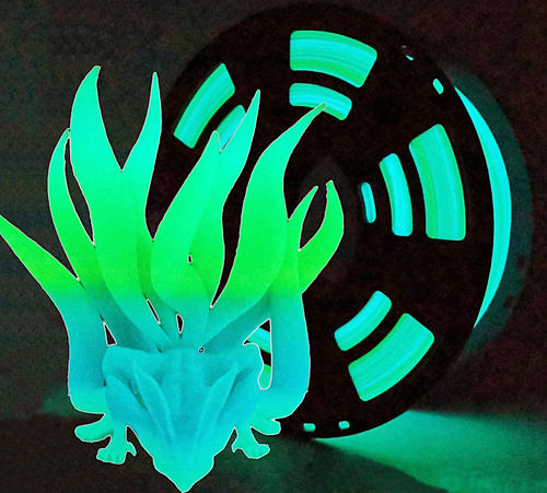3d打印机夜光耗材 pla 感光线材 1.75mm 夜光彩虹渐变色TPU