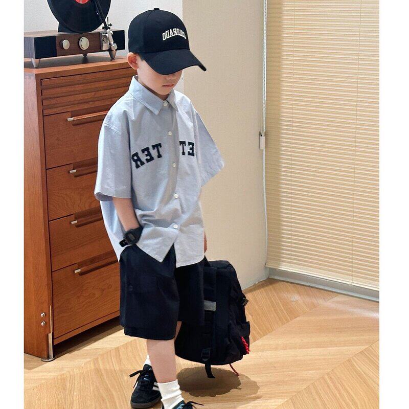 欧洲站夏季男童韩版帅气