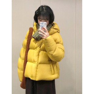 欧洲站版型好白鸭绒羽绒服女冬季2025新款巨好看的小个子加厚短款