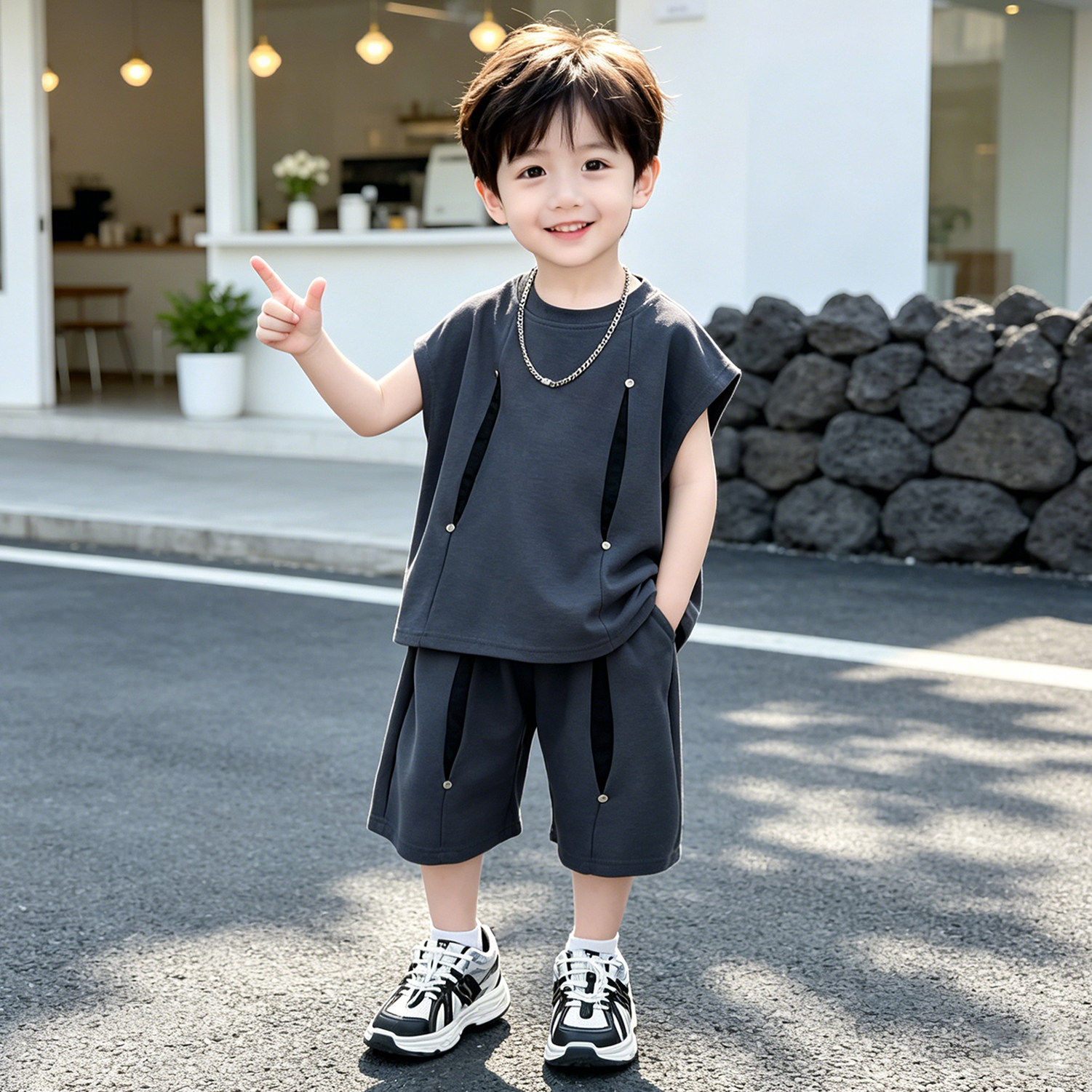 欧洲站儿童夏季衣服2026
