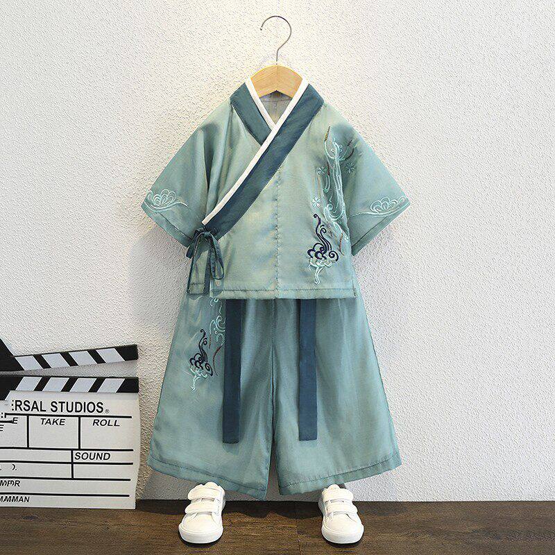 欧洲站儿童汉服古装中国