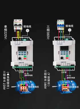 通用变频器 VFD007M21A VFD022M43B 220V-380V VFD-M全新质保一i.