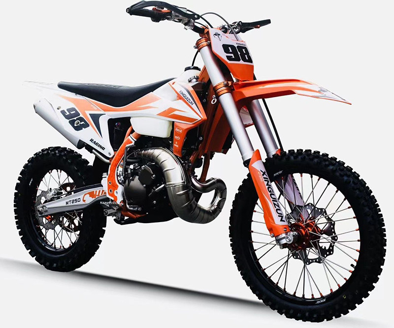 新贵尊赛车NB300水冷四气门MT250两冲林道越野摩托车2T山地高架车