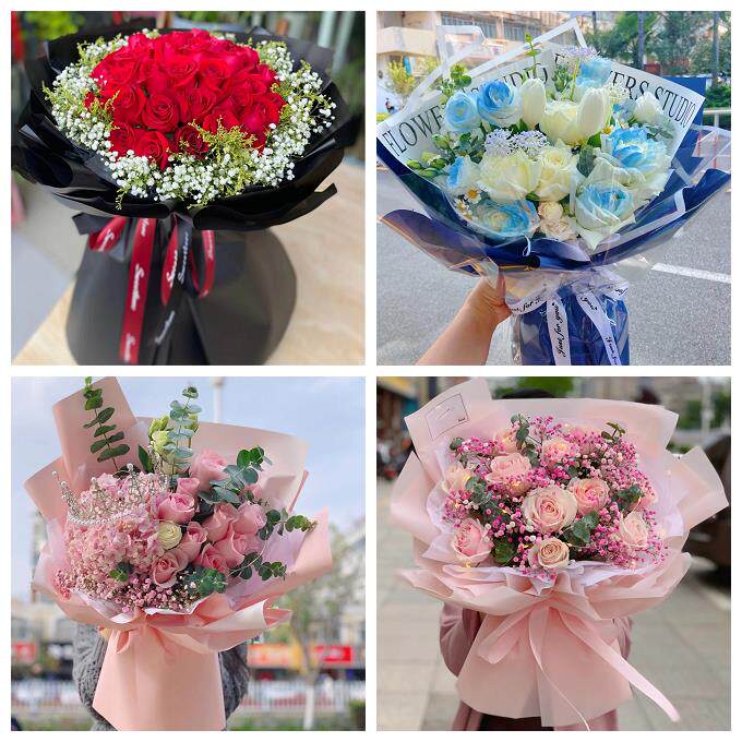 红玫瑰鲜花情人节生日表白花束礼物宁夏中卫市沙坡头区中宁海原县