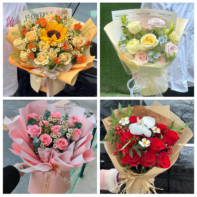 99朵玫瑰花束妇女节向日葵生日鲜花四川省内江市资中县隆昌市附近