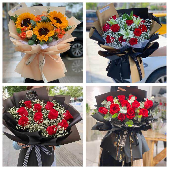 红玫瑰鲜花情人节生日表白花束礼物四川南充市南部县营山县蓬安县