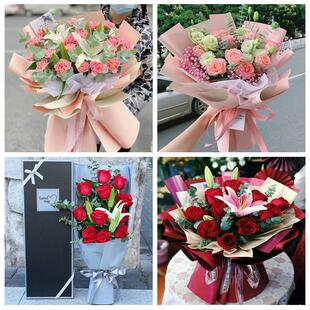 520情人节红玫瑰鲜花生日花束防城港防城港口区上思县东兴市同城