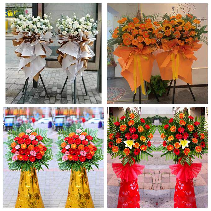 新店开张开业花篮浙江宁波市海曙区江北区北仑区同城速递鲜花庆典