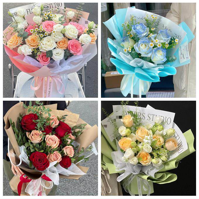 99朵玫瑰花束妇女节向日葵生日鲜花广东深圳市光明区光明公明新湖