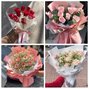 生日妇女节红玫瑰鲜花表白花束安徽马鞍山市博望区花山雨山区同城