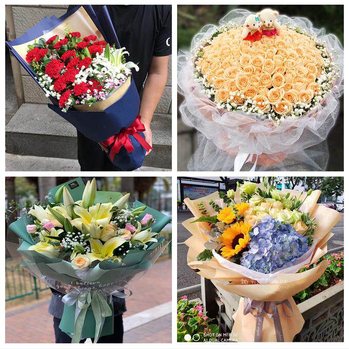玫瑰百合向日葵康乃馨鲜花广西桂林市平乐县荔浦县恭城县同城速递