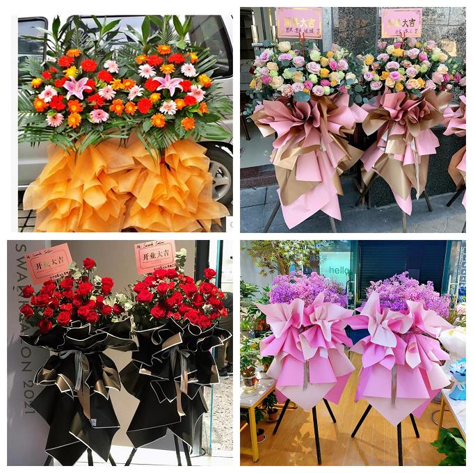 新店开张开业花篮鲜花上海宝山区罗店大场杨行月浦镇同城速递上门