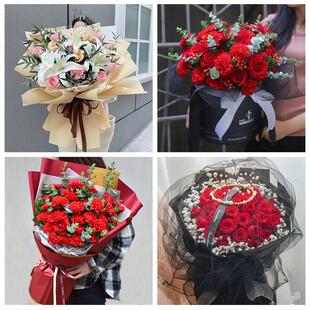 玫瑰百合向日葵康乃馨鲜花河北保定市涞水县阜平县徐水区同城速递