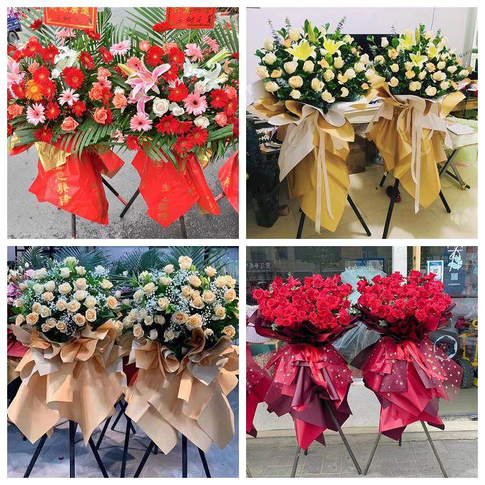 新店开张开业花篮河南洛阳市涧西区吉利区洛龙区同城速递鲜花庆典