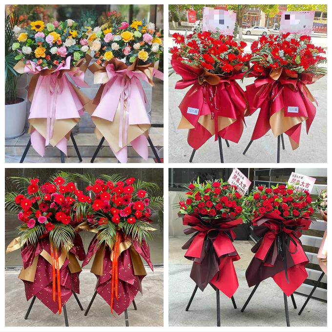 新店开张开业花篮鲜花宁夏省固原市原州区西吉隆德县同城速递上门 - 实物图