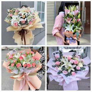 520情人节红玫瑰鲜花生日花束浙江杭州市拱墅西湖滨江萧山区同城