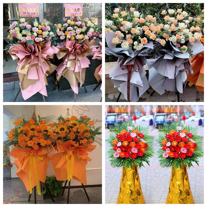 新店开张开业花篮安徽省淮南市潘集区凤台县寿县同城速递鲜花庆典