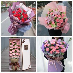 玫瑰百合向日葵康乃馨鲜花兰州市城关区七里河西固安宁区同城速递