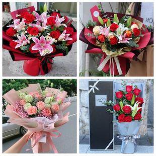 520情人节红玫瑰鲜花生日花束天津市西青区张家窝精武大寺镇同城