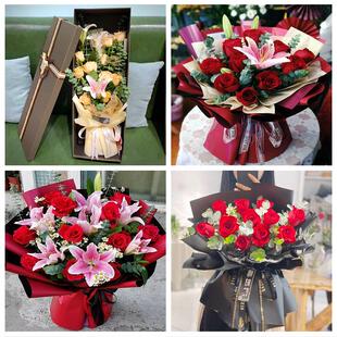 520情人节红玫瑰鲜花生日花束山西大同市云州区阳高县天镇县同城