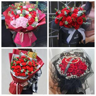 玫瑰百合向日葵康乃馨鲜花吉林长春市二道绿园双阳九台区同城速递