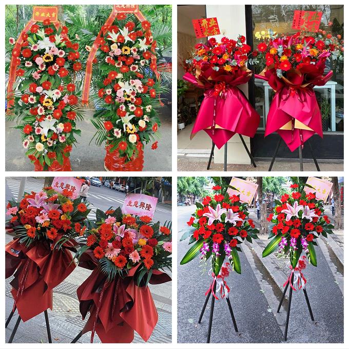 同城鲜花店送朋友新店公司开业花篮安徽安庆市怀宁太湖宿松望江县